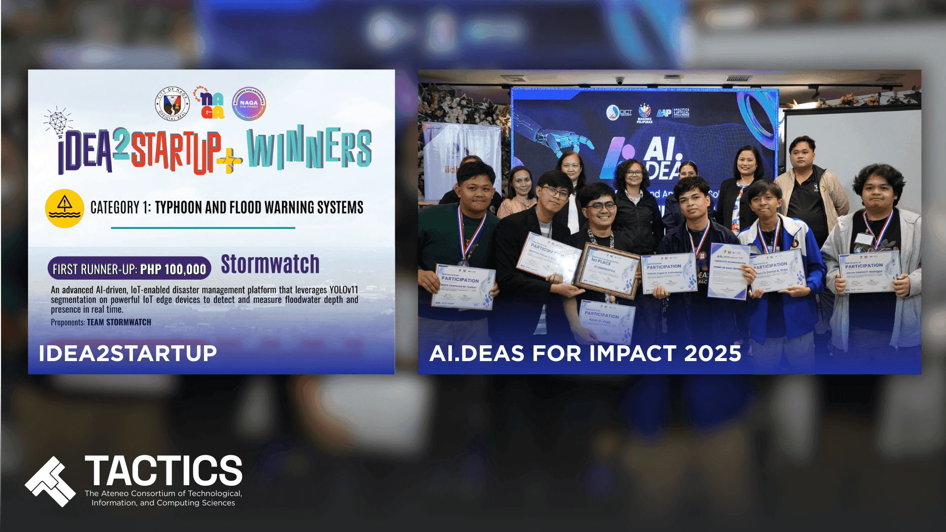 Double Victory: AdNU's Team Stormwatch secures P100-K grant and nationals spot